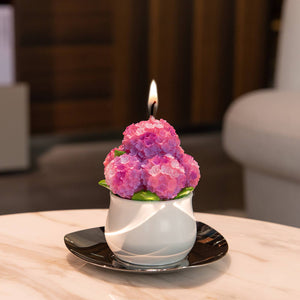 Hydrangea Candle (Pink/Purple)