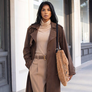 Annie Cream Faux Fur Tote Bag Pre-Order 9/30