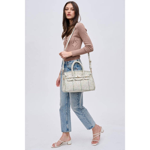 Dixie Satchel: Blue Multi