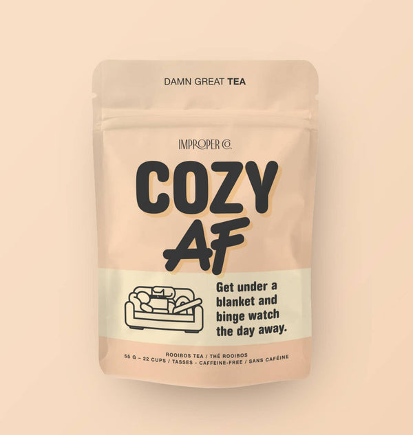 Cozy AF Rooibos tea, 20 Servings, Rooibos Tea Blend