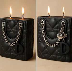 Luxury Candles Purses : Black
