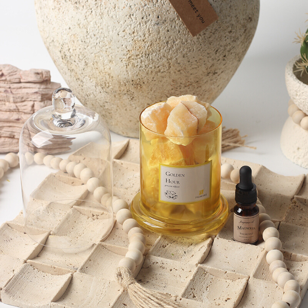 Golden Hour Gemstone Diffuser[rose/magnolia/lily]
