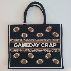 GAMEDAY CRAP Beaded Tote