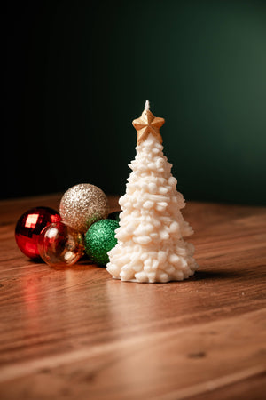 Christmas Tree with Star Topper: Gold Top / Citrus