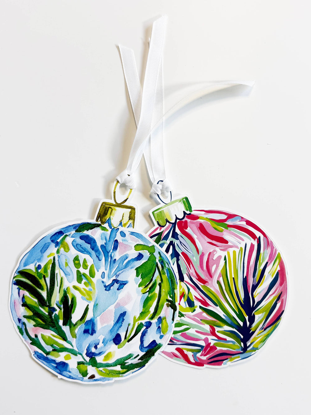 Christmas Ornament Gift Tags – Holiday Illustrated Christmas Gift Tags