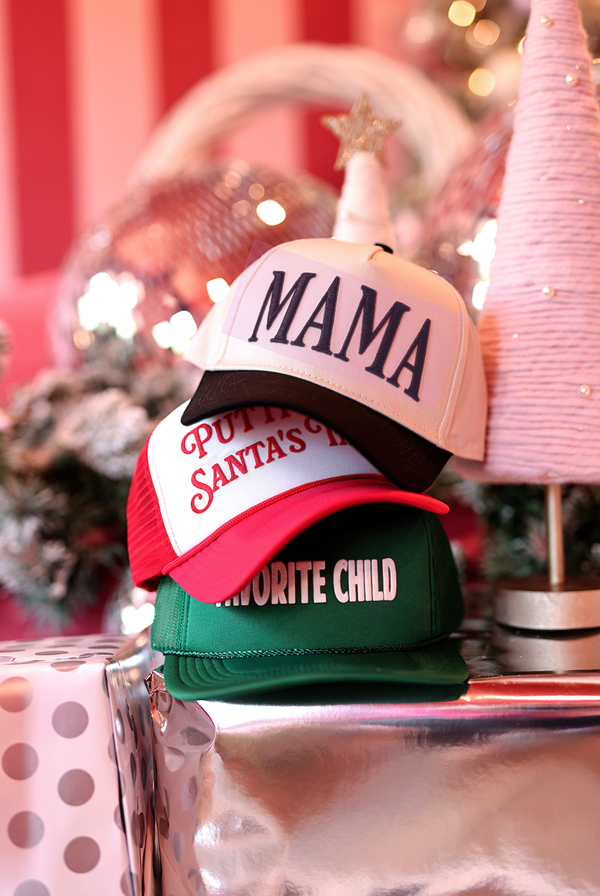 Put It On Santa's Tab - Trucker Hat (Red)