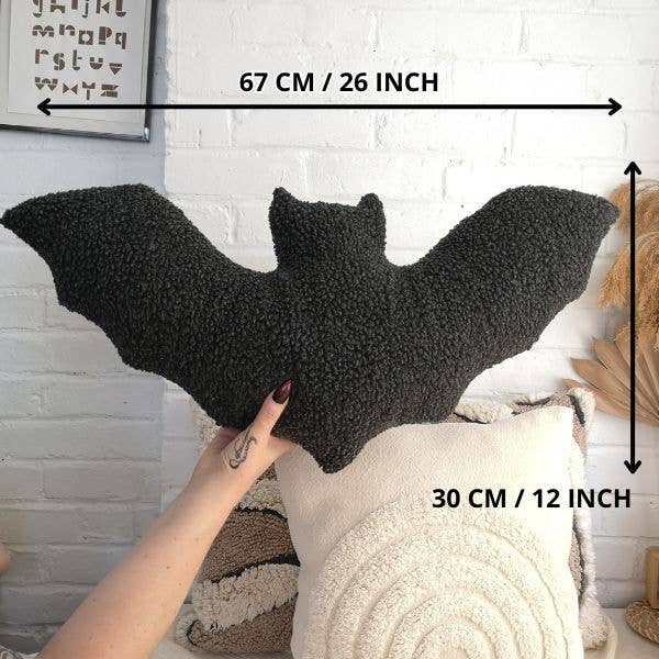 Black Bat Pillow