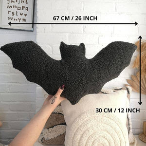 Black Bat Pillow