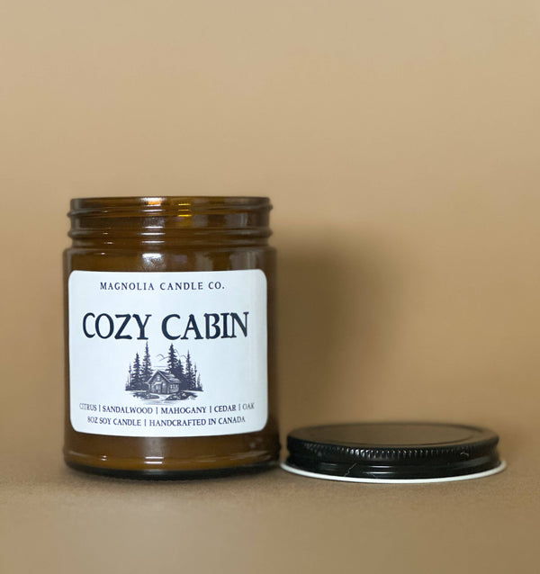 Cozy Cabin  - Summer | Spring | Fall | Winter Candle 8oz