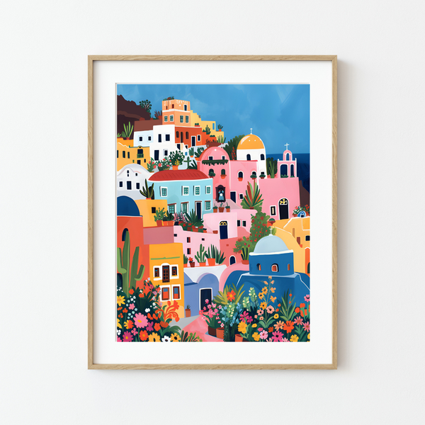 Flower Market: Santorini