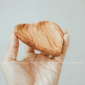 Rustic Wooden Heart-shaped Tray - Home Decor & Gifts