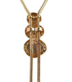 Millie Rose | 14K Gold PVD Bolo Lariat Necklace