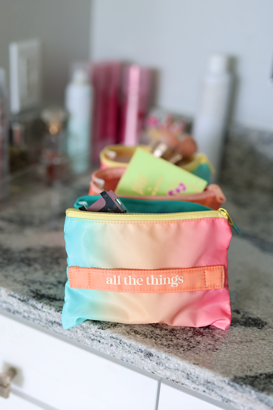 Expandable Organizer - Malibu (Mint/Yellow/Coral Gradient)