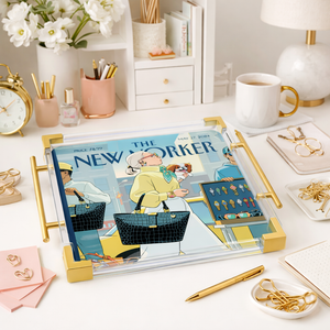 The Tray Girl Acrylic Trays - They New Yorker Series