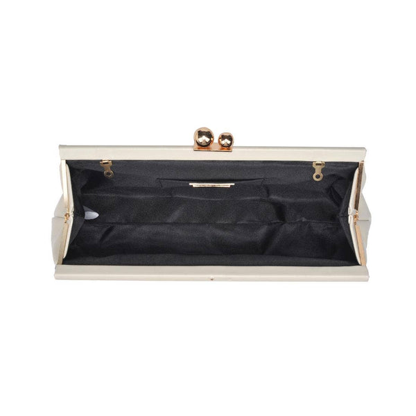 Joplin - Kisslock Clutch: Grey Multi