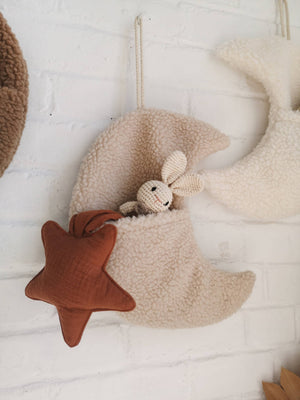 Moon Tooth Fairy Pouch | Off White or Beige