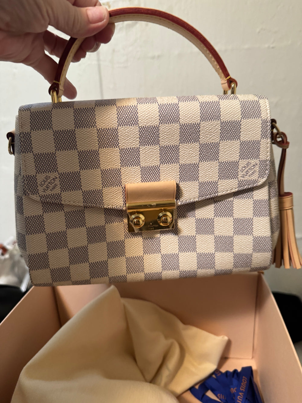 Louis Vuitton Croisette Crossbody Damier Azur canvas