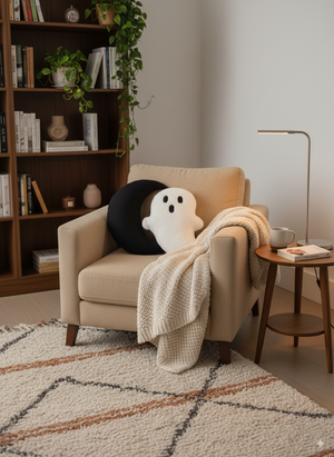 Ghost Pillow - Beige: Beige