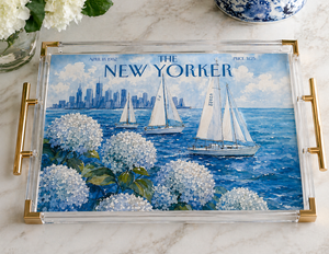The Tray Girl Acrylic Trays - They New Yorker Series