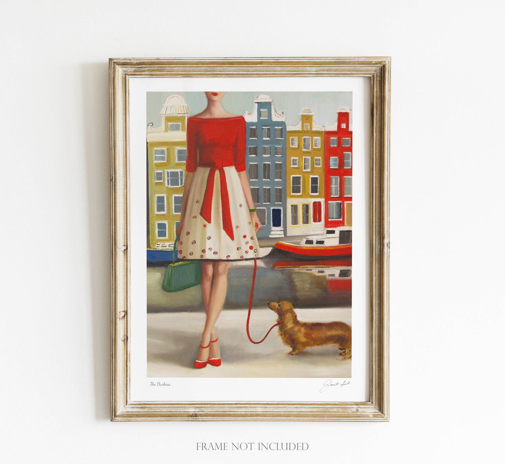 The Duchess. 8.5"x11" Art Print with Frame