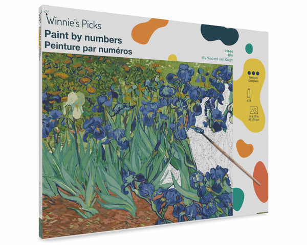 Irises, by Vincent van Gogh - 2026 Decor Paint by Numbers