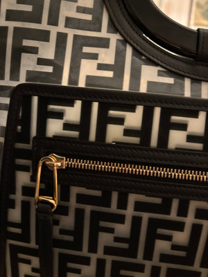 Fendi Runway Tote – Zucca Print, Black PVC