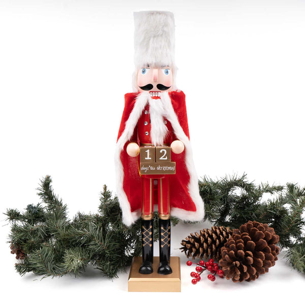 Red 19" Countdown Nutcracker
