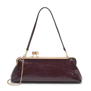 Piper Clutch: Chocolate