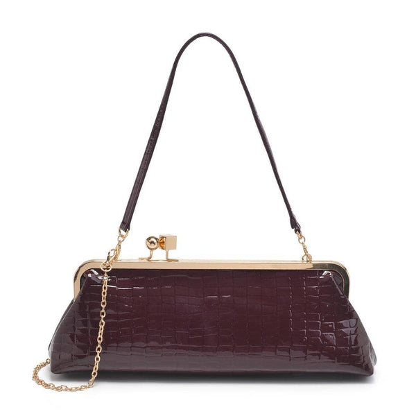 Piper Clutch: Chocolate