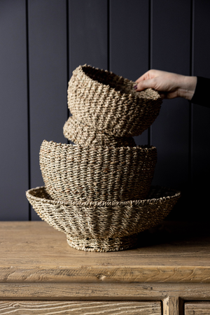 Woven Seagrass Bowl: Medium