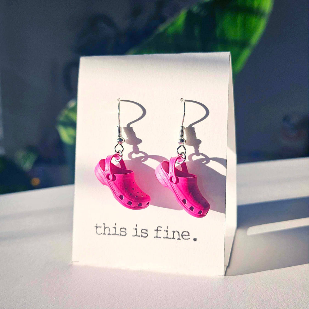 🐊I Don't Want to Croc About It: Hot Pink