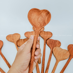 I Love You, Mom Wooden Heart Spoon