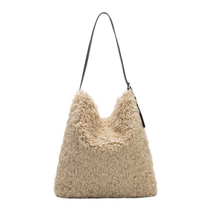 Annie Cream Faux Fur Tote Bag Pre-Order 9/30