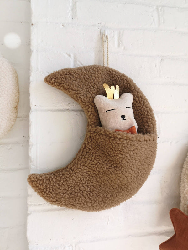 Moon Tooth Fairy Pouch | Off White or Beige