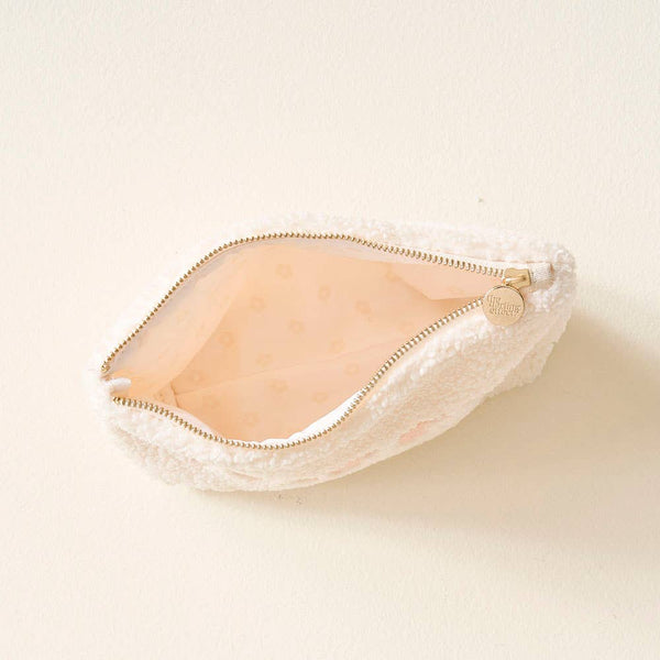 Cream Teddy Pouch - Wifey