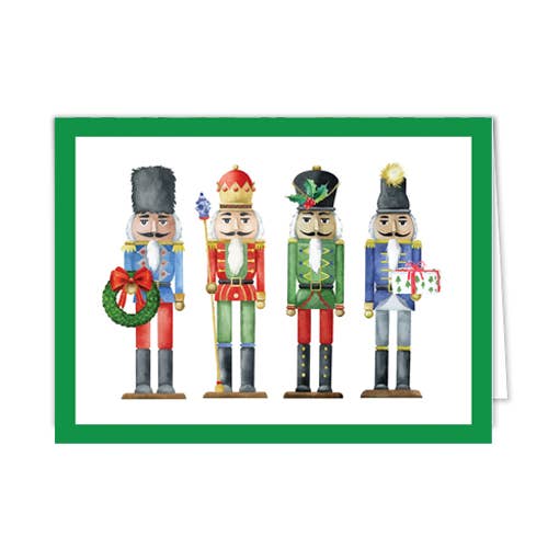 Folded Notecard Set of 10 | Nutcrackers