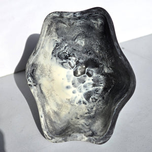 Organic Shape Resin Bowl - Entryway Catchall - Medium Size: Tiger