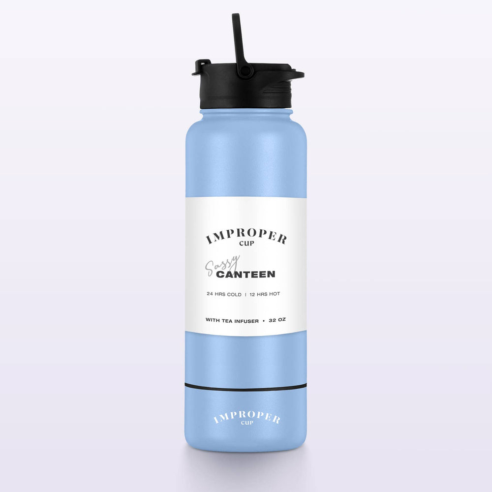 32 oz Tea Infusion Bottle/Water Bottle, Stainless Steel