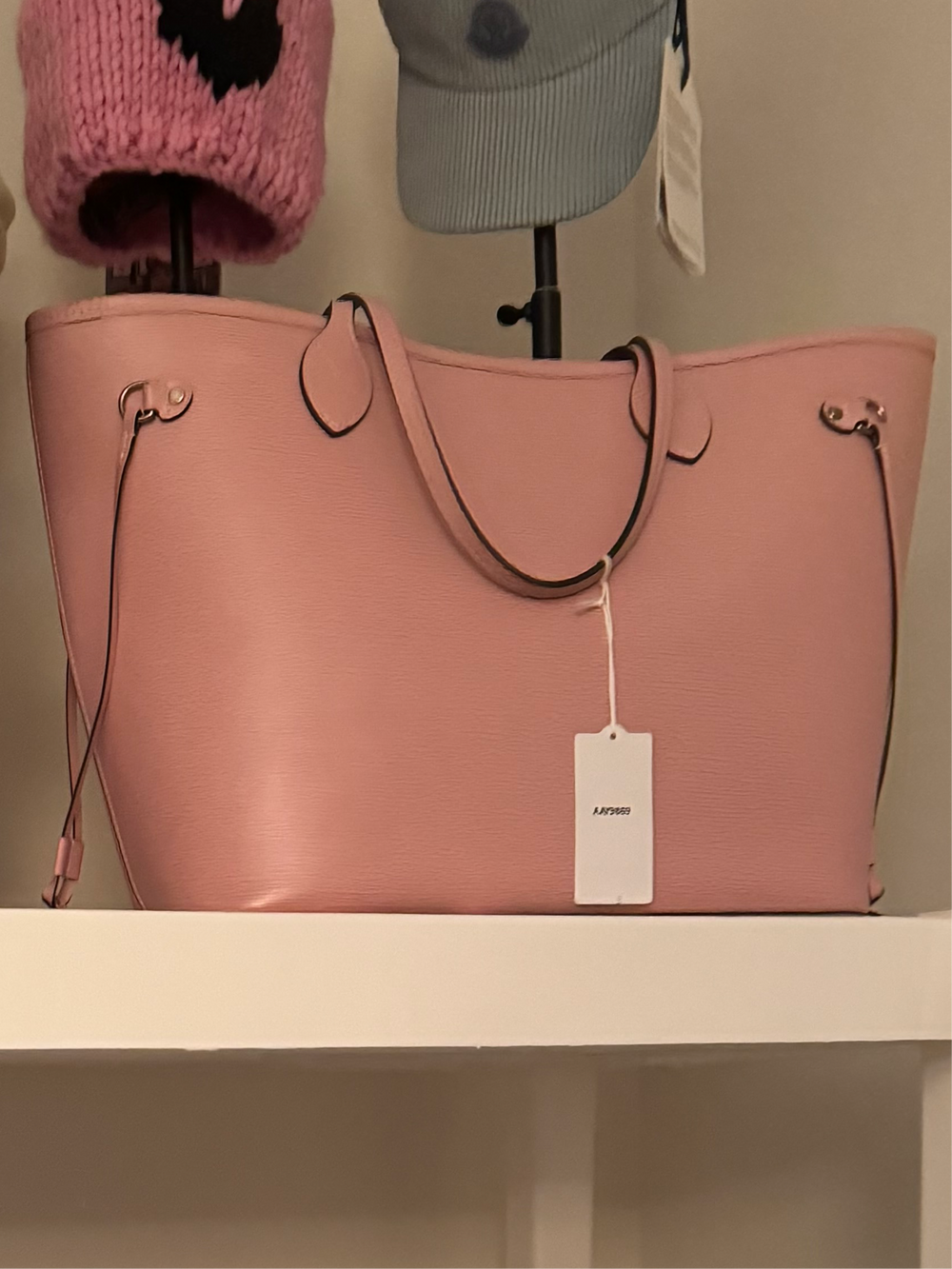 Louis Vuitton Pink Epi leather Neverfull MM with pouch