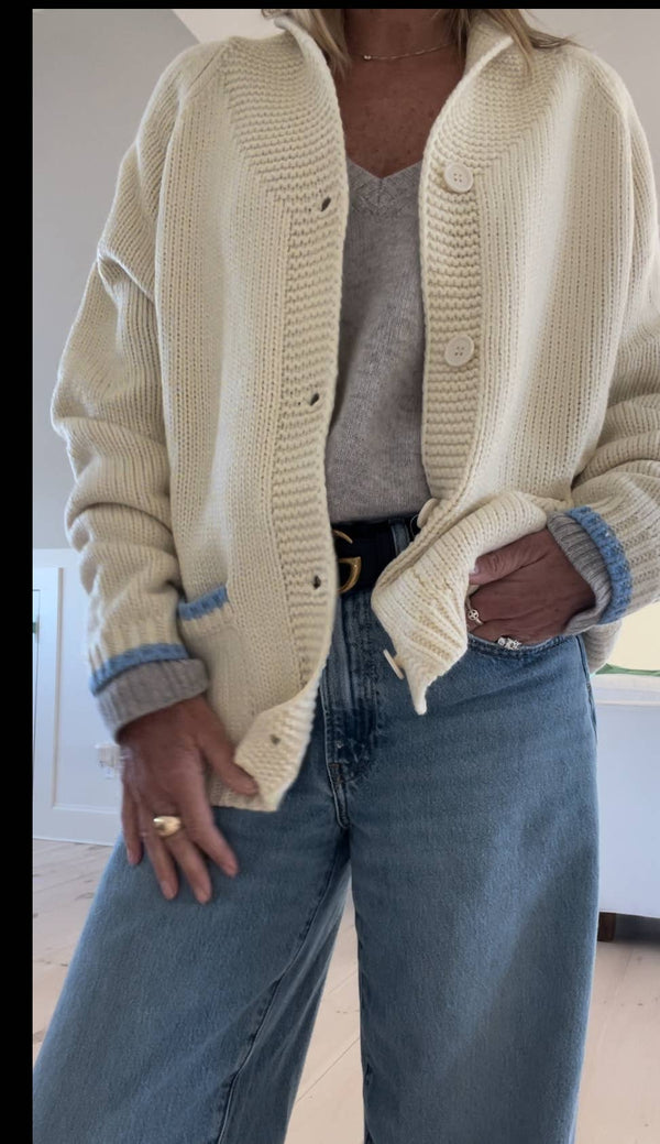 Lake Girl Varsity Cardigan 