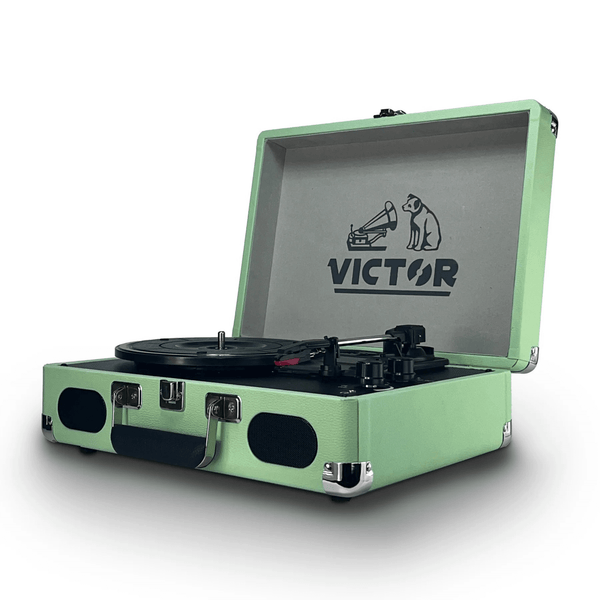 Victor Metro Plus Portable Dual Bluetooth Suitcase Turntable: RWB Union Jack