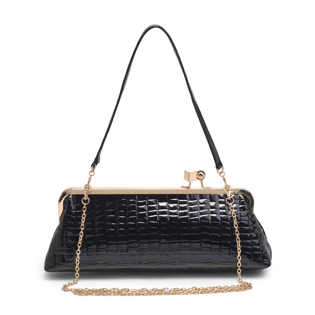 Piper Clutch: Chocolate