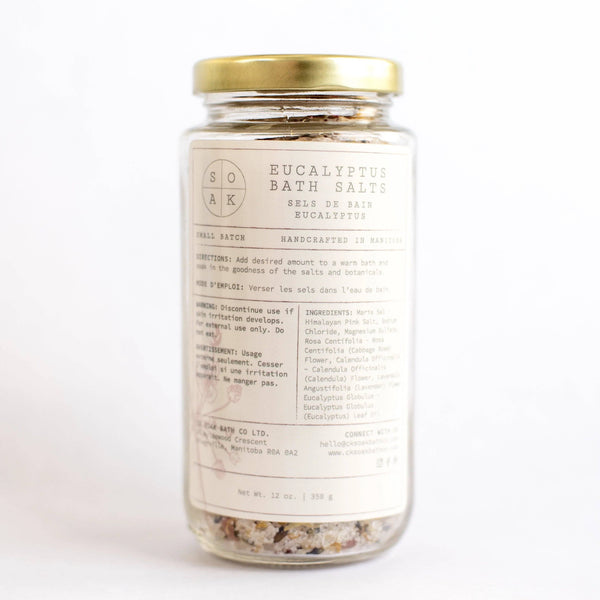 Eucalyptus & Botanical Bath Salts - Canadian