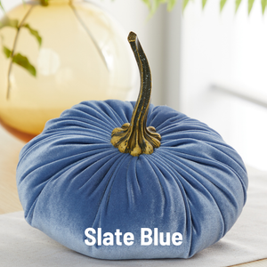 Velvet Pumpkin | Fall Accent & Thoughtful Gift - XL