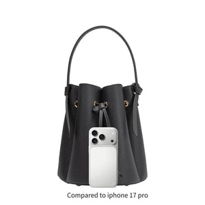 Laguna Bone or Yellow Recycled Vegan Leather Top Handle Bag