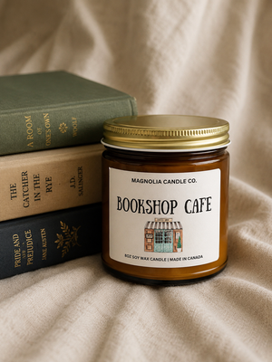 Bookshop Cafe | Book lover Pure Soy Candle, 8oz