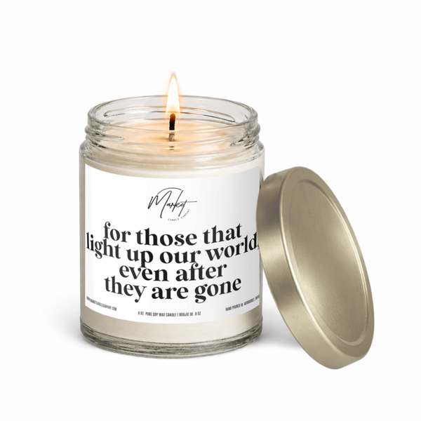 For Those That Light the Way | Memorial Soy Candle