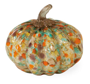 7.25" Confetti Pumpkin Fall Autumn