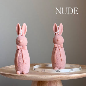 Handmade Easter Bunny Soy Candle: Spring Home Decor: Mellow