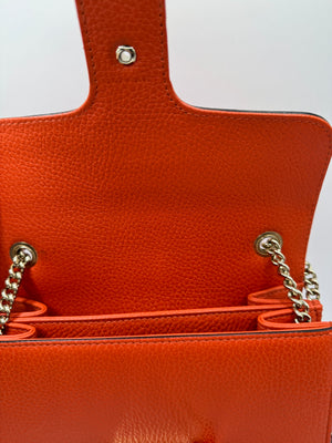 Gucci Dollar Calfskin Sun Orange Interlocking GG Crossbody bag GHW